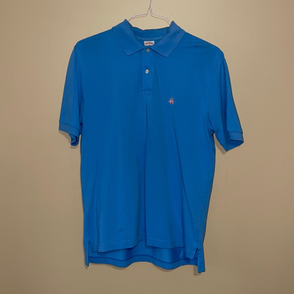 Medium, light blue polo, Brooks brothers